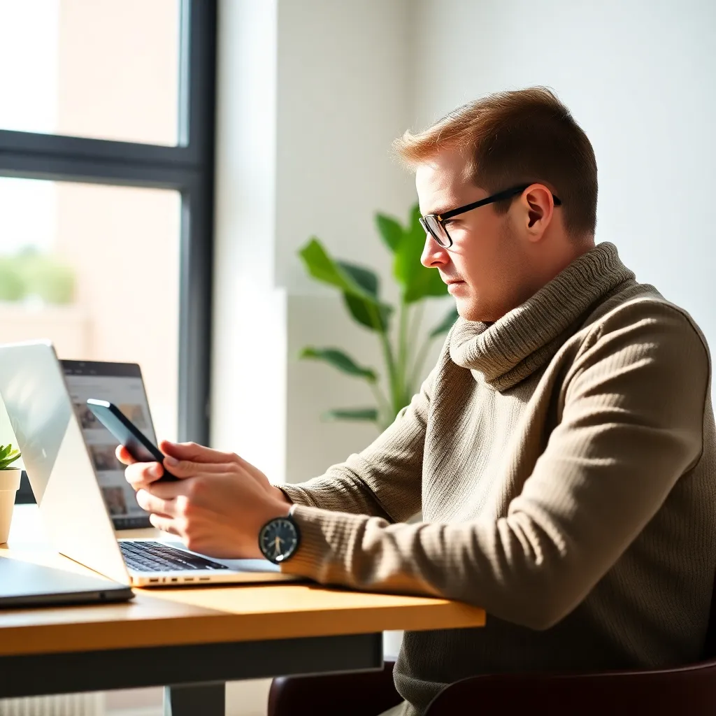 Persoon die kortingscodes gebruikt tijdens online winkelen