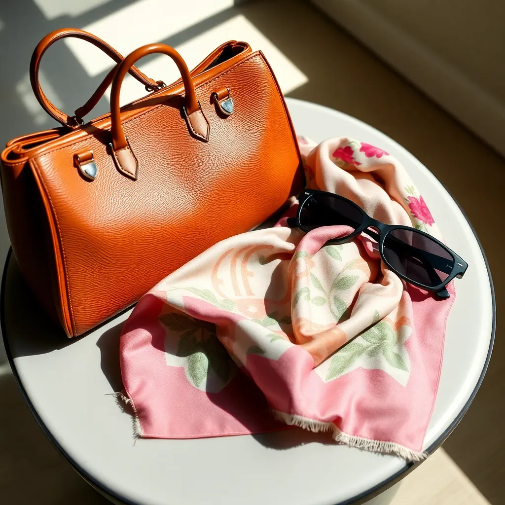 Stijlvolle vrouw die tweedehands designer kleding past in vintage winkel